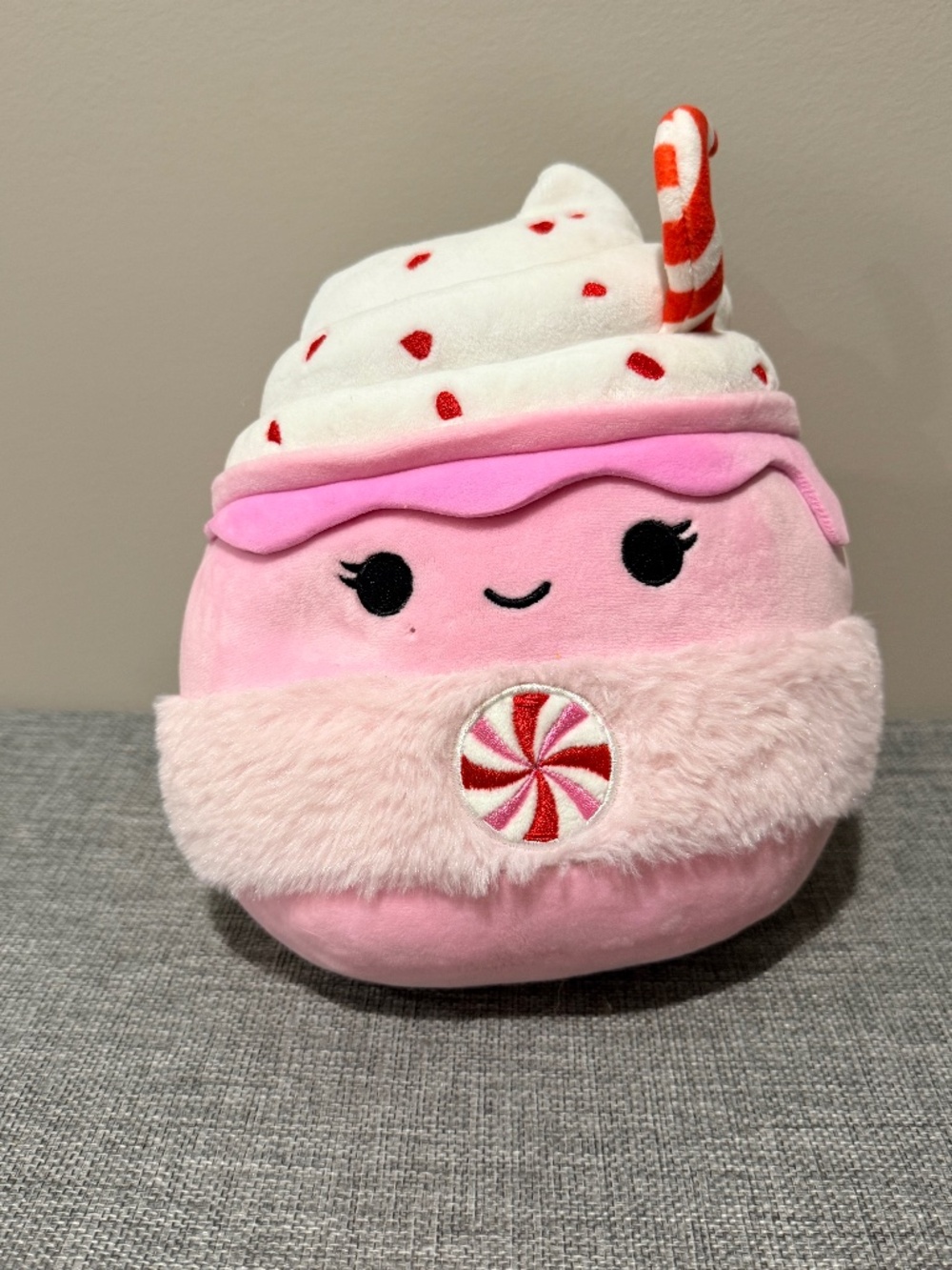 Squishmallows Ethel Pink Peppermint Hot Chocolate